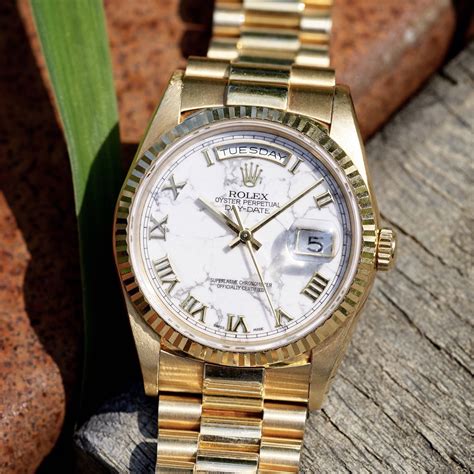 rolex 18238 marble